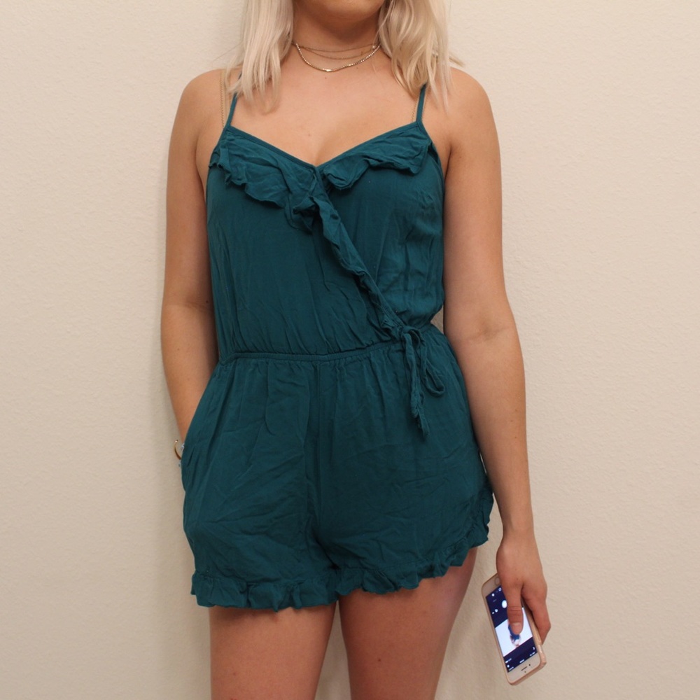 Teal Romper
